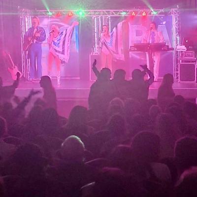 Kiss the Teacher ABBA Tribute at Axminster Guildhall March 2024