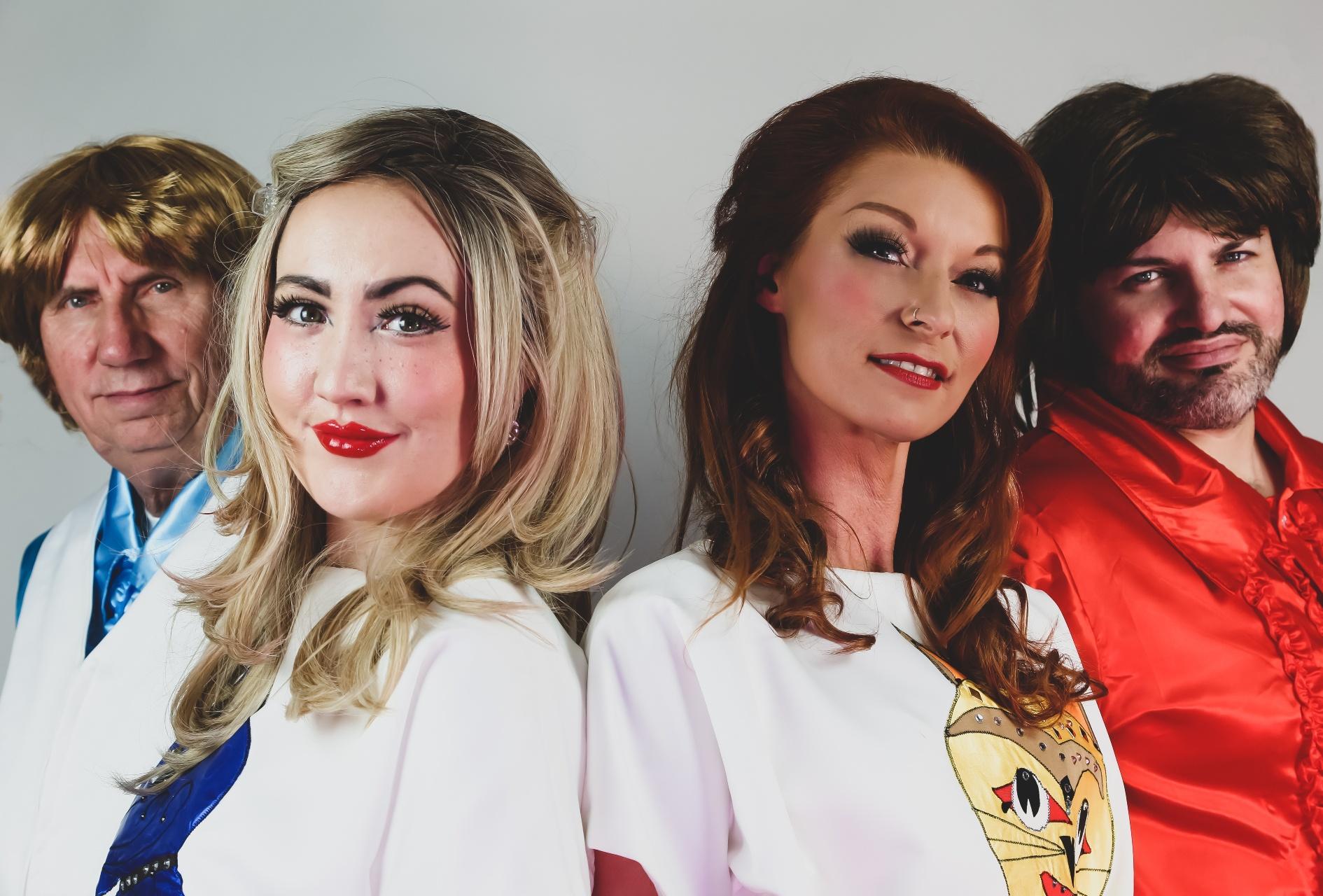 ABBA tribute band Kiss the Teacher
