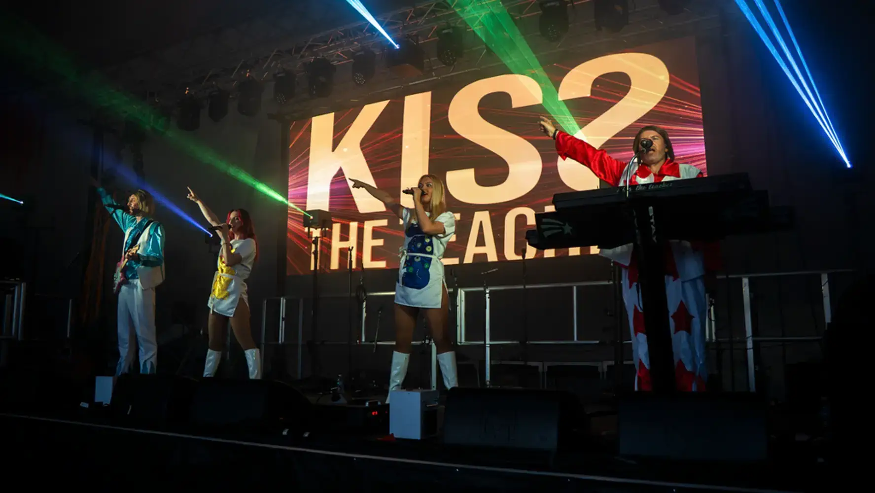 ABBA Concert by Kiss The Teacher, Our abba tributes are available acorss the UK