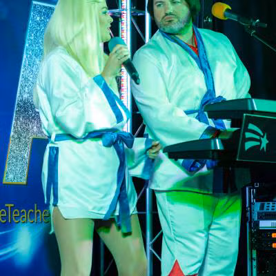 Kiss the Teacher ABBA Tribute at Sedburgh June 2023 photo by Dylan Reynolds Photography
