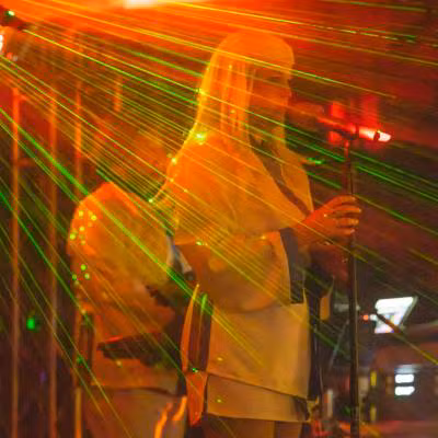 Kiss the Teacher ABBA Tribute at Sedburgh June 2023 photo by Dylan Reynolds Photography