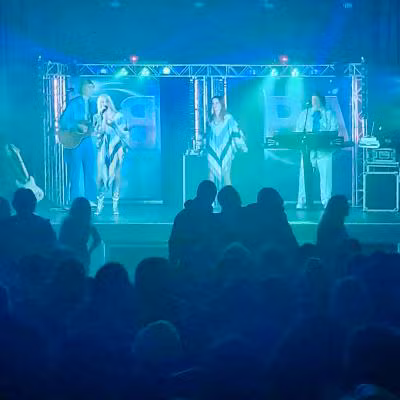 Kiss the Teacher ABBA Tribute at Axminster Guildhall March 2024