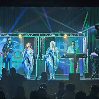 Kiss The Teacher ABBA Tribute band at Settle Victoria Hall October 2024