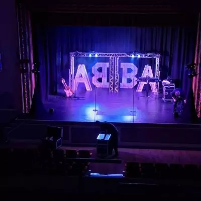 4Kiss The Teacher ABBA tribute band at Dereham Memorial Hall April 2025 