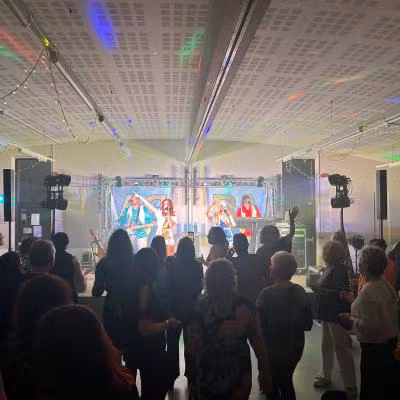 Kiss The Teacher ABBA tribute band at Moreton Community centre April 2026