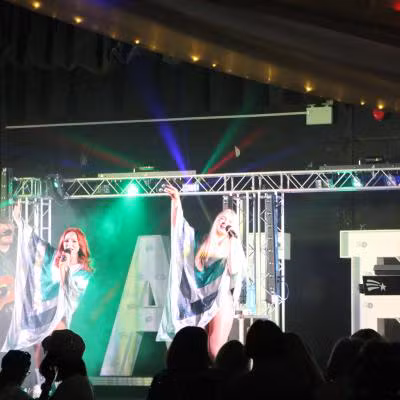 Kiss The Teacher ABBA tribute band at Kesgrave Community centre March 2026