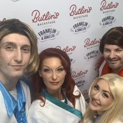 ABBA Tribute band Kiss The Teacher at Butlins skegness