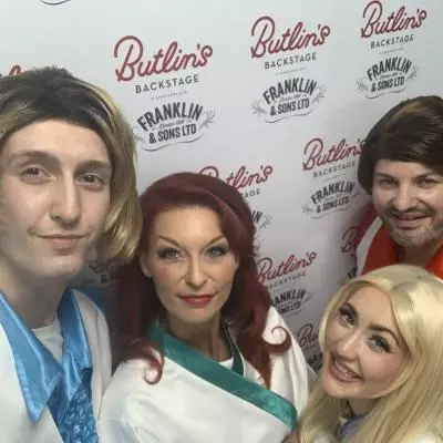 ABBA Tribute band Kiss The Teacher at Butlins skegness
