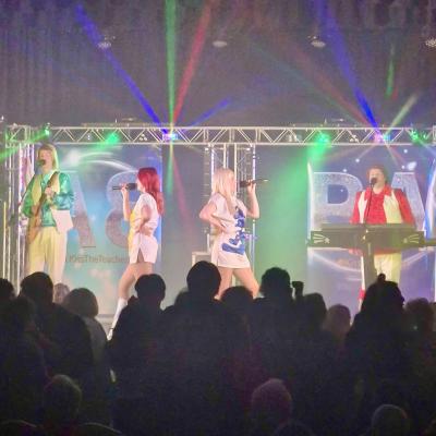 Kiss the Teacher ABBA Tribute at Axminster Guildhall March 2024