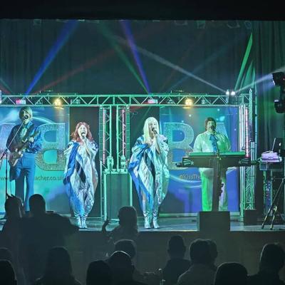 Kiss The Teacher ABBA Tribute band at Settle Victoria Hall October 2024